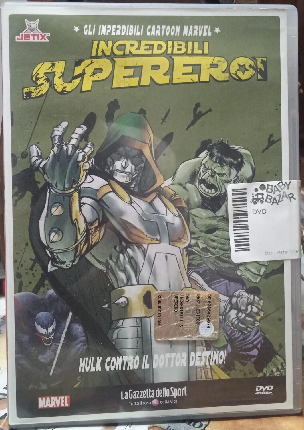 TeknoFilm - DVD – INCREDIBILI SUPEREROI Vol. 15 - HULK CONTRO IL DOTTOR DESTINO (2008) - GAZZETTA DELLO SPORT