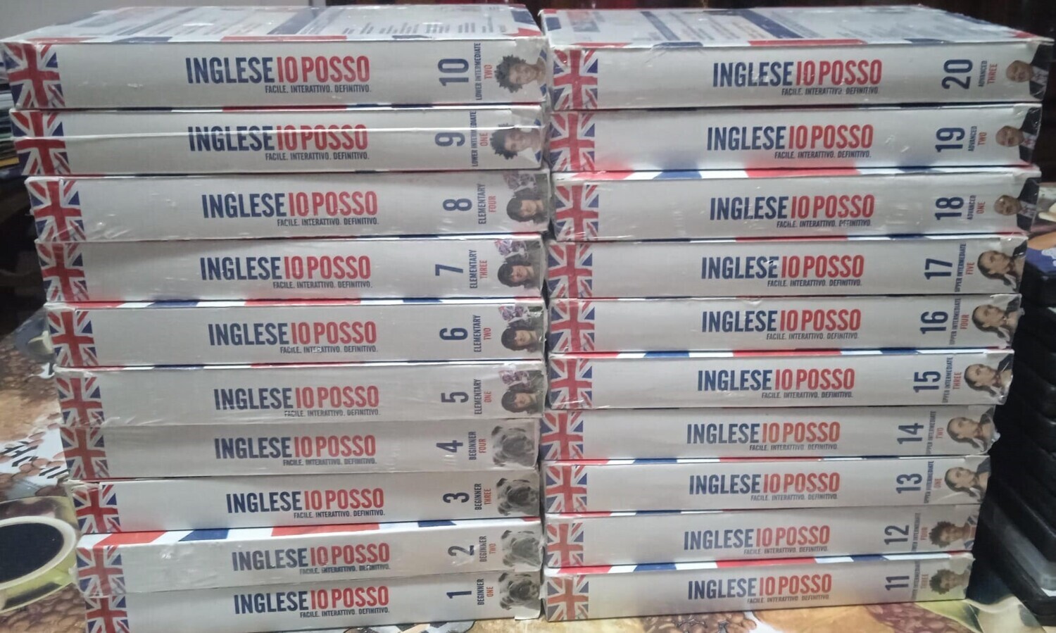TeknoFilm - 20 DVD + 20 Libri – INGLESE IO POSSO (2007) - GAZZETTA DELLO SPORT