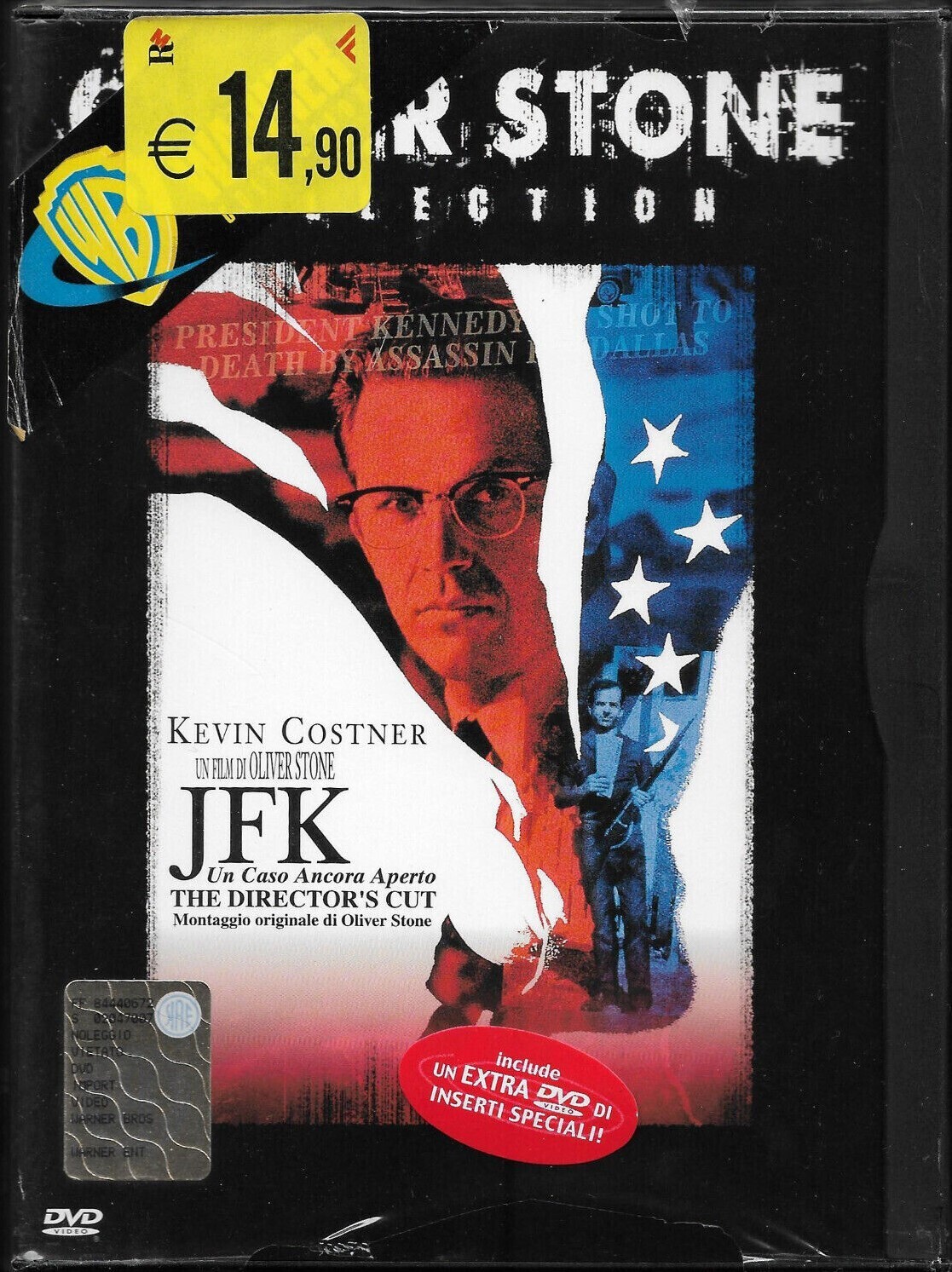 TeknoFilm - 2 DVD – JFK - UN CASO ANCORA APERTO (Snapper case) di Oliver Stone (1991) - WARNER BROS