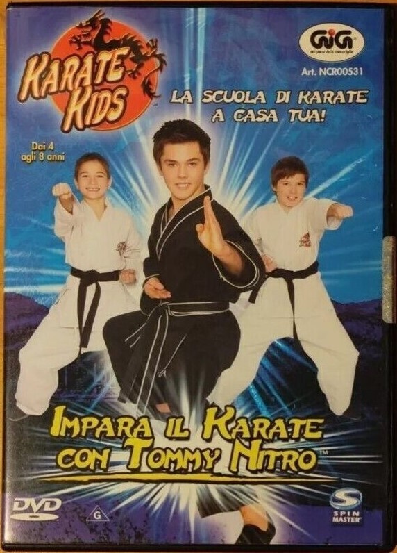 TeknoFilm - DVD – KARATE KIDS - IMPARA IL KARATE CON TOMMY NITRO - GIOCHI PREZIOSI