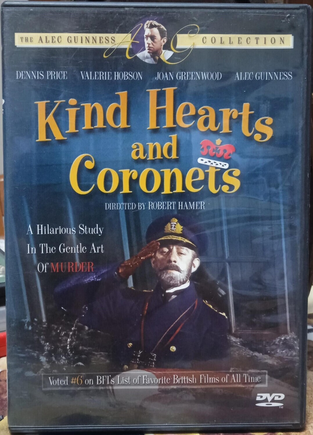 TeknoFilm - DVD (Lingua Inglese) – KIND HEARTS AND CORONETS (SANGUE BLU) di Robert Hamer (1949) - ANCHOR BAY