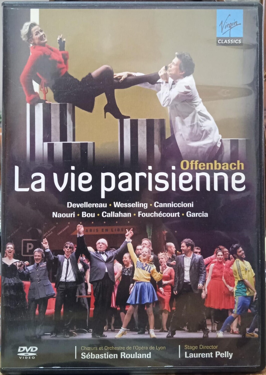TeknoFilm - DVD NTSC - Jacques Offenbach: LA VIE PARISIENNE (The chorus and orchestra del'Opera de Lyon) di Francois Roussilon (2001) - VIRGIN MUSIC