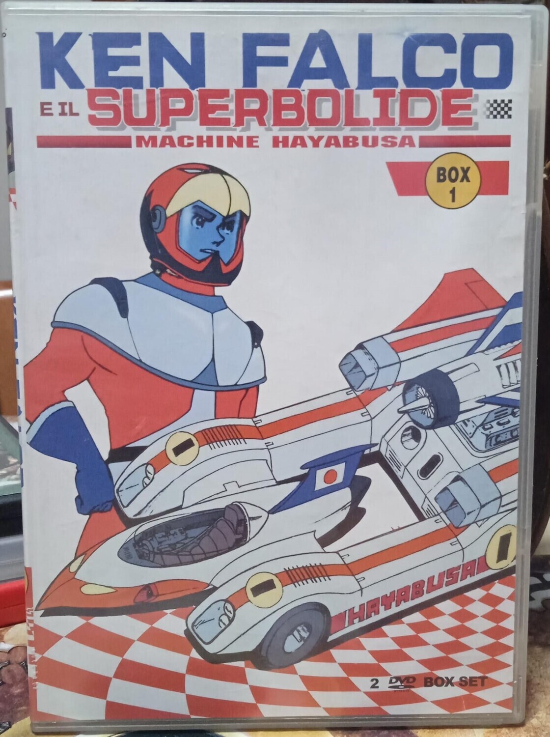 TeknoFilm - 2 DVD – KEN FALCO E IL SUPERBOLIDE (MACHINE HAYABUSA) Box 1 di Yugo Serikawa (1976) - GAZZETTA DELLO SPORT
