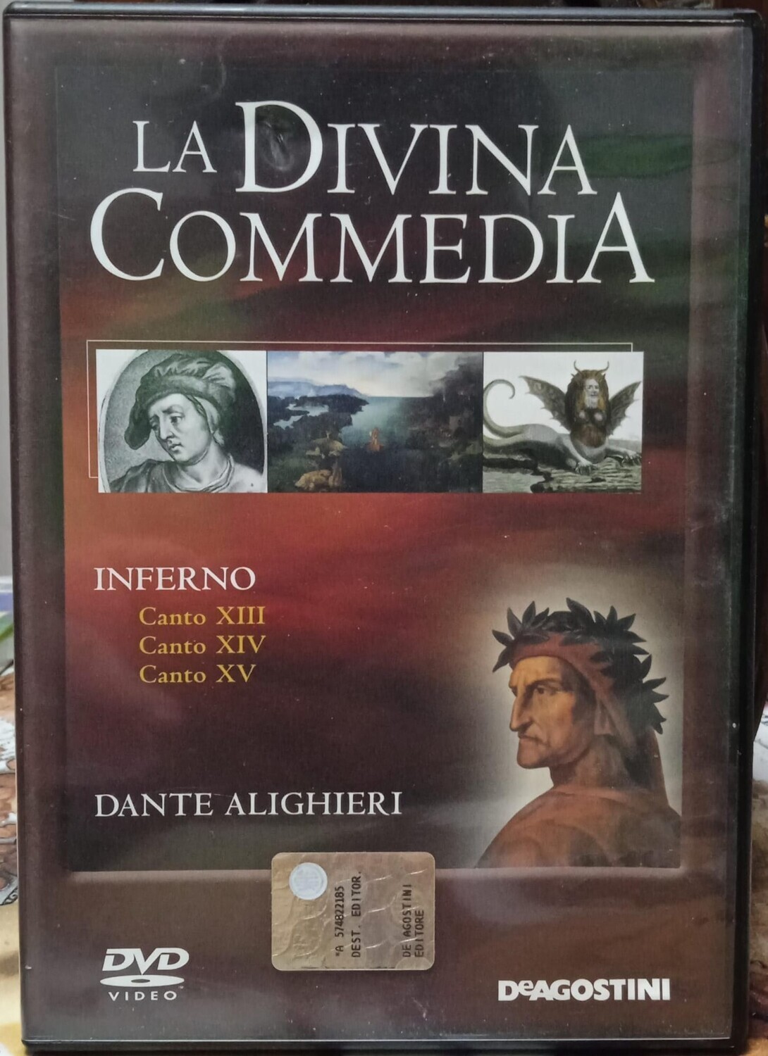TeknoFilm - DVD – LA DIVINA COMMEDIA Vol. 05 - Dante Alighieri - INFERNO CANTO XIII - XIV - XV (2005) - DE AGOSTINI