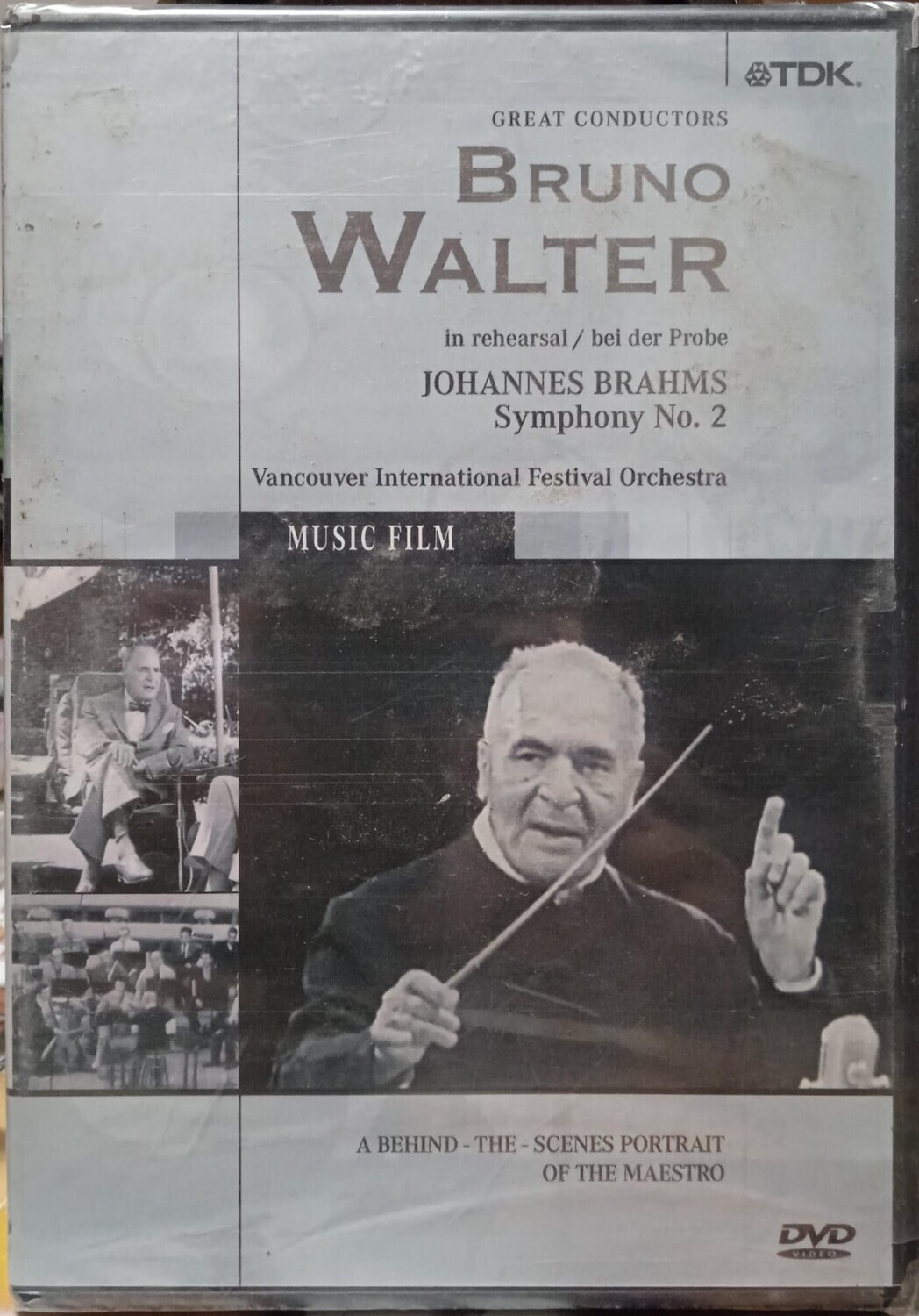 TeknoFilm - DVD – JOHANNESS BRAHMS - Bruno Walter - MUSIC FILM -VANCOUVER INTERNATIONAL FESTIVAL (1958) - TDK