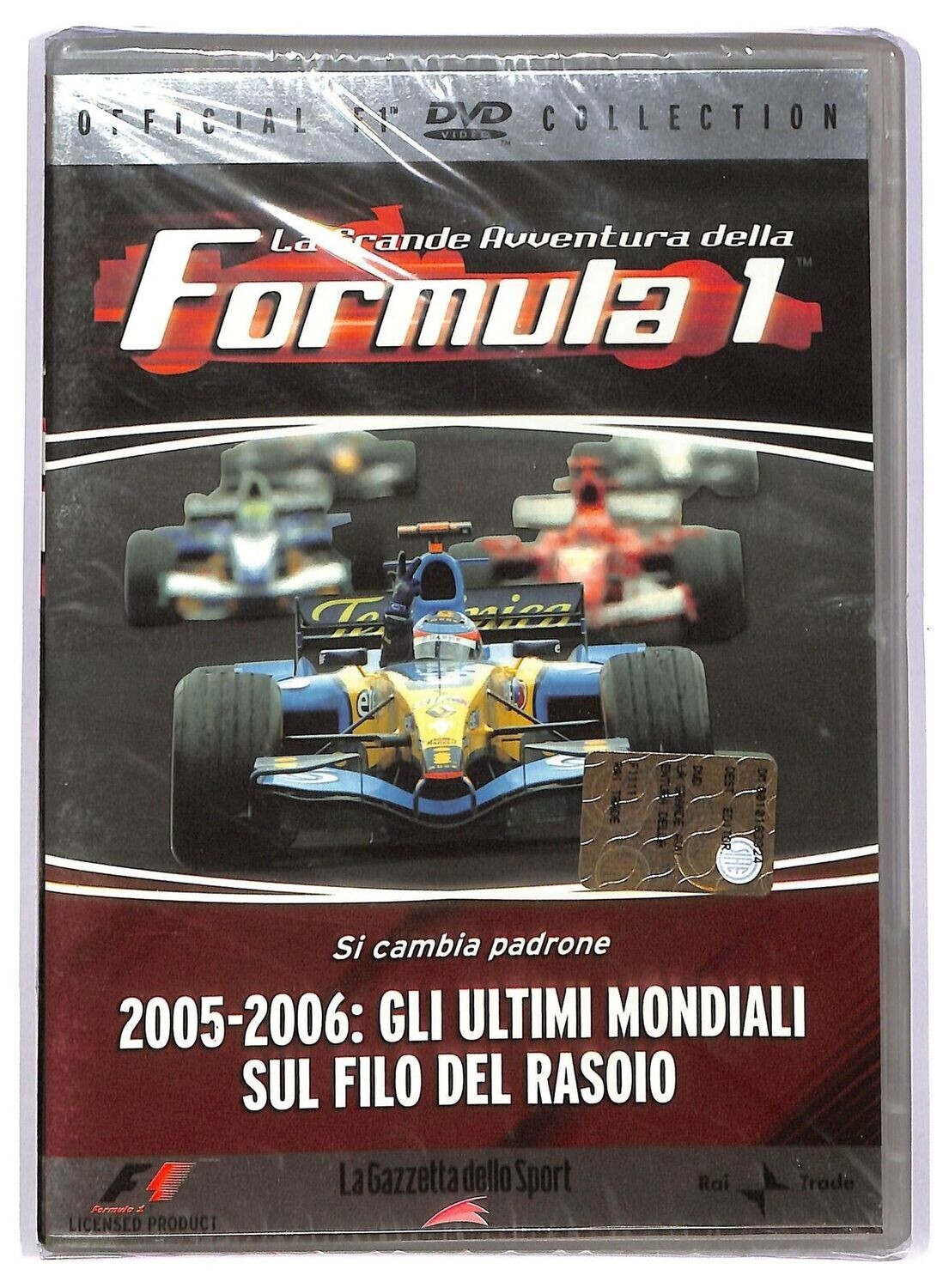 TeknoFilm - DVD – LA GRANDE AVVENTURA DELLA FORMULA 1 Vol. 11 - 2005-2006 GLI ULTIMI MONDIALI SUL FILO DEL RASOIO (2007) - GAZZETTA DELLO SPORT