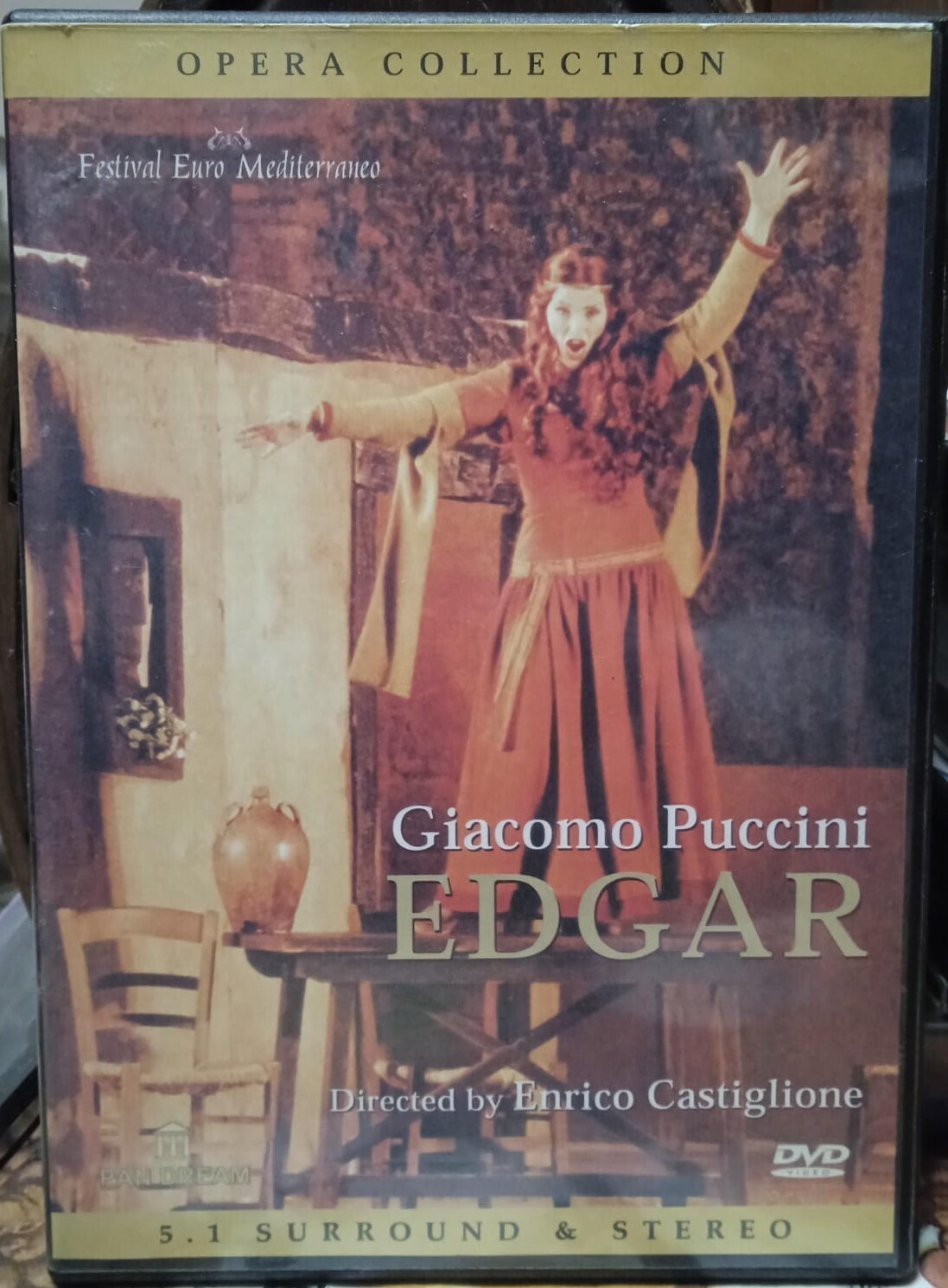 TeknoFilm - DVD – GIACOMO PUCCINI - EDGAR Dramma in tre atti di Enrico Castiglione - PAN DREAM