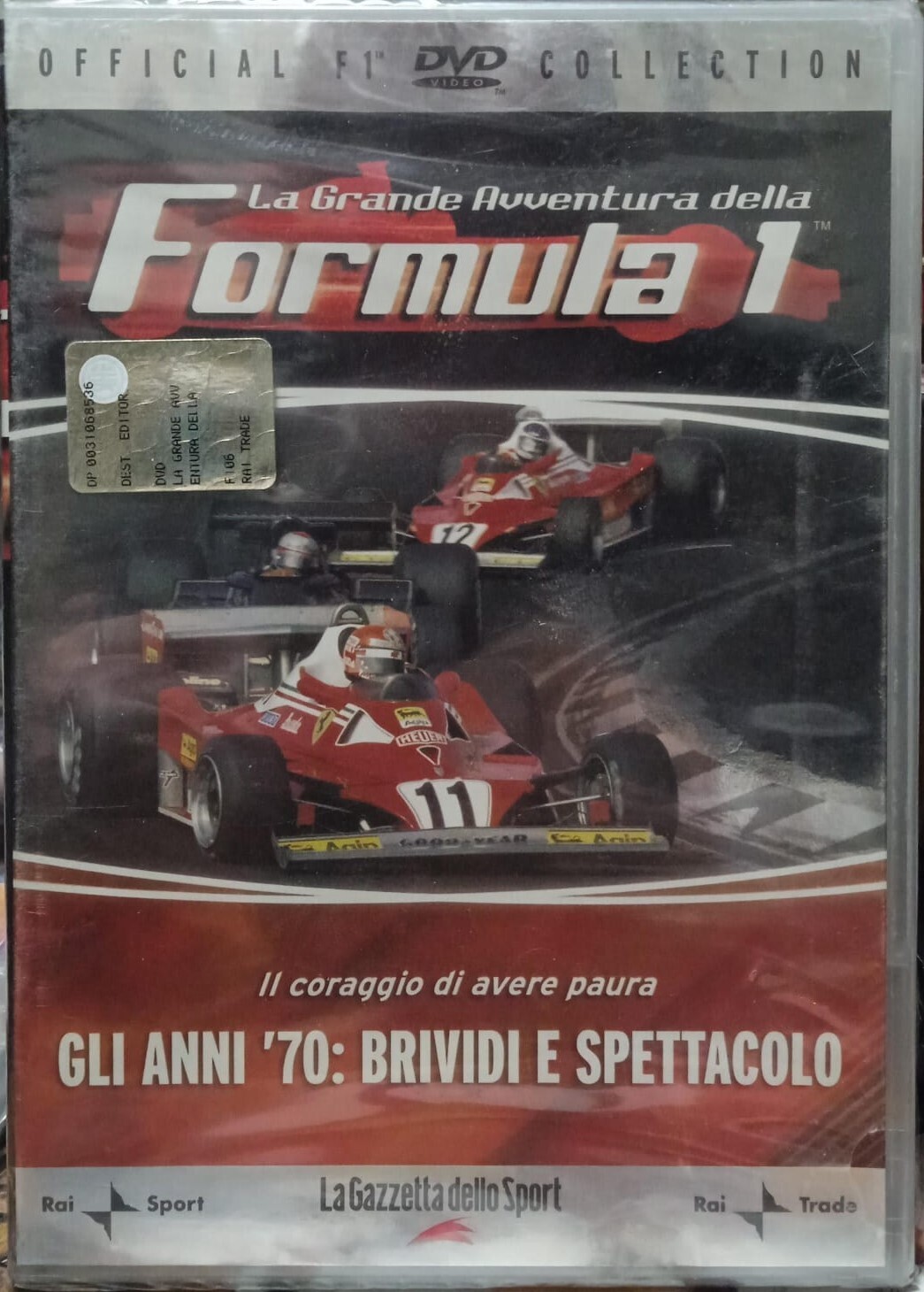 TeknoFilm - DVD – LA GRANDE AVVENTURA DELLA FORMULA 1 Vol. 06 - GLI ANNI 70: BRIVIDI E SPETTACOLO (2007) - GAZZETTA DELLO SPORT