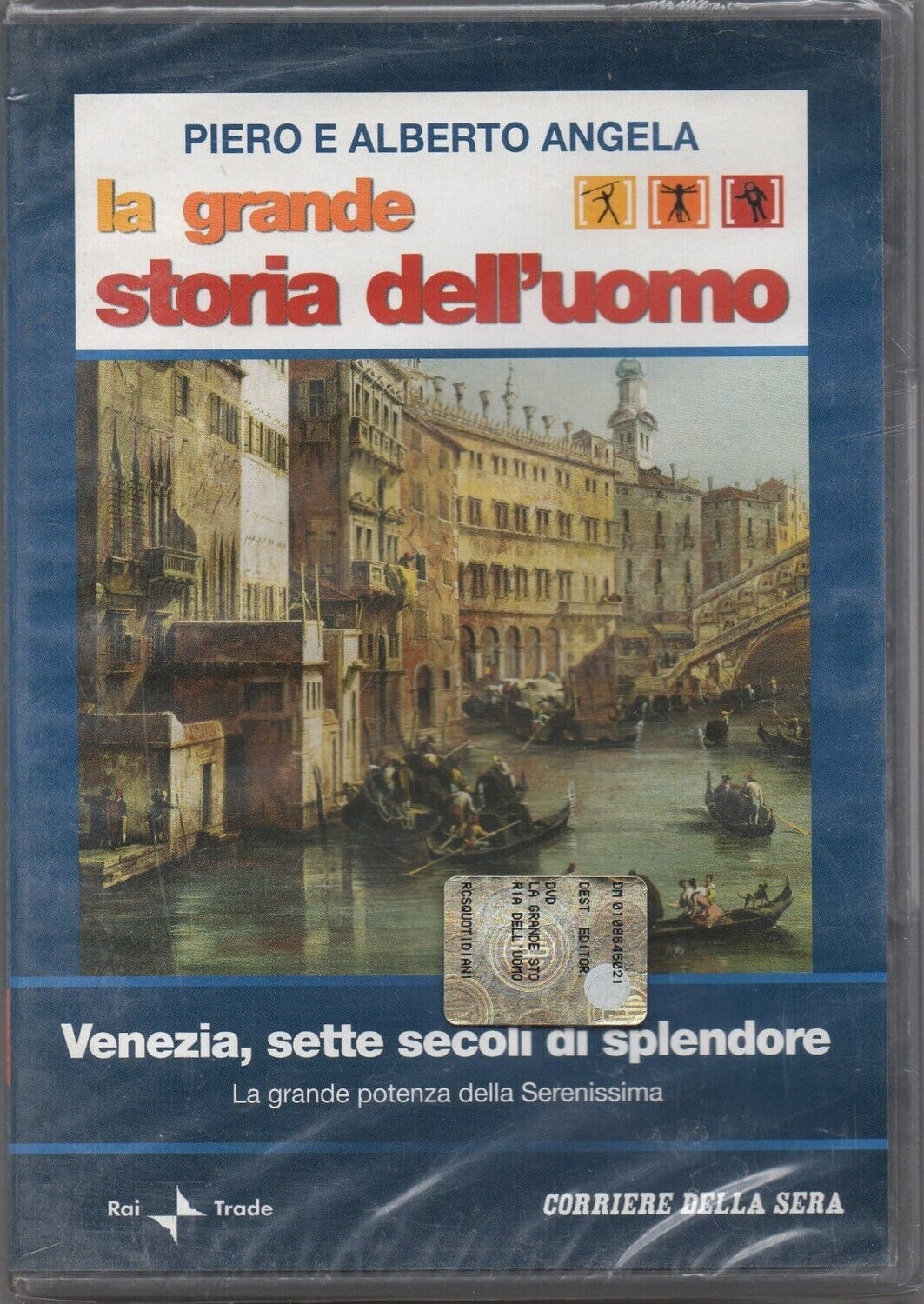 TeknoFilm – DVD – Piero angela presenta La grande storia dell'uomo N° 17 - VENEZIA SETTE SECOLI DI SPLENDORE (2008) - CORRIERE DELLA SERA