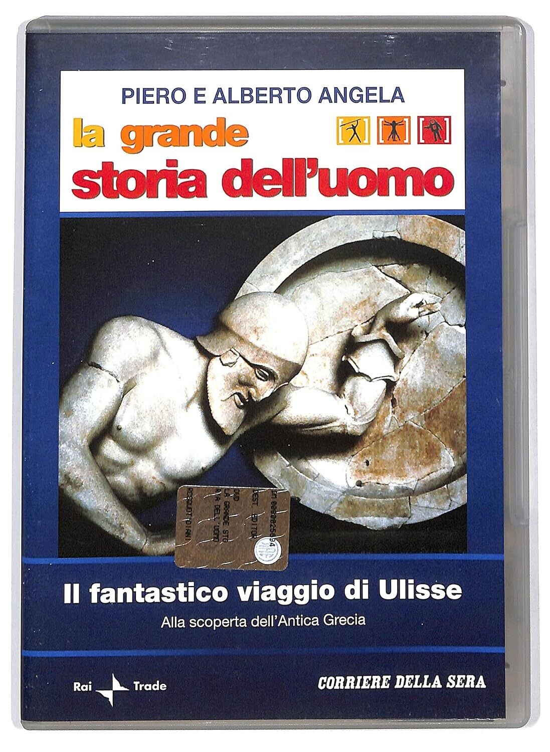 TeknoFilm – DVD - Piero Angela presenta: La grande storia dell'uomo N° 03 - IL FANTASTICO VIAGGIO DI ULISSE  (2008) - CORRIERE DELLA SERA