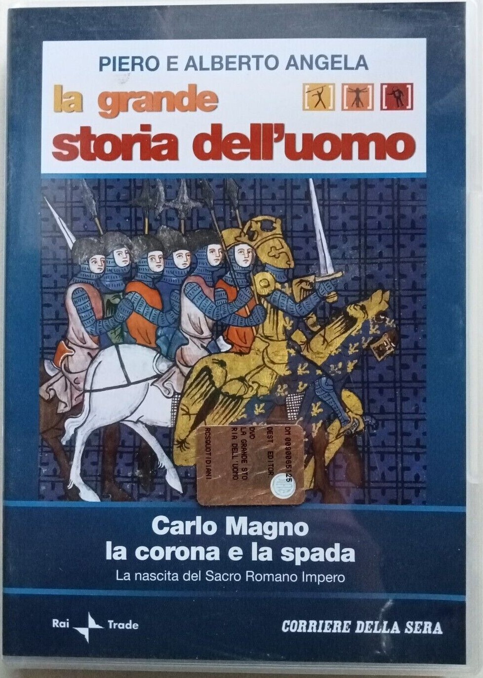 TeknoFilm – DVD - Piero Angela presenta: La grande storia dell'uomo N° 09 - CARLO MAGNO: LA CORONA E LA SPADA (2008) - CORRIERE DELLA SERA