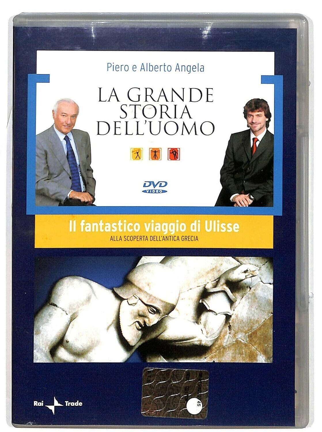 TeknoFilm – DVD – Piero angela presenta La grande storia dell'uomo N°  03 - IL FANTASTICO VIAGGIO DI ULISSE (2008) - MONDADORI