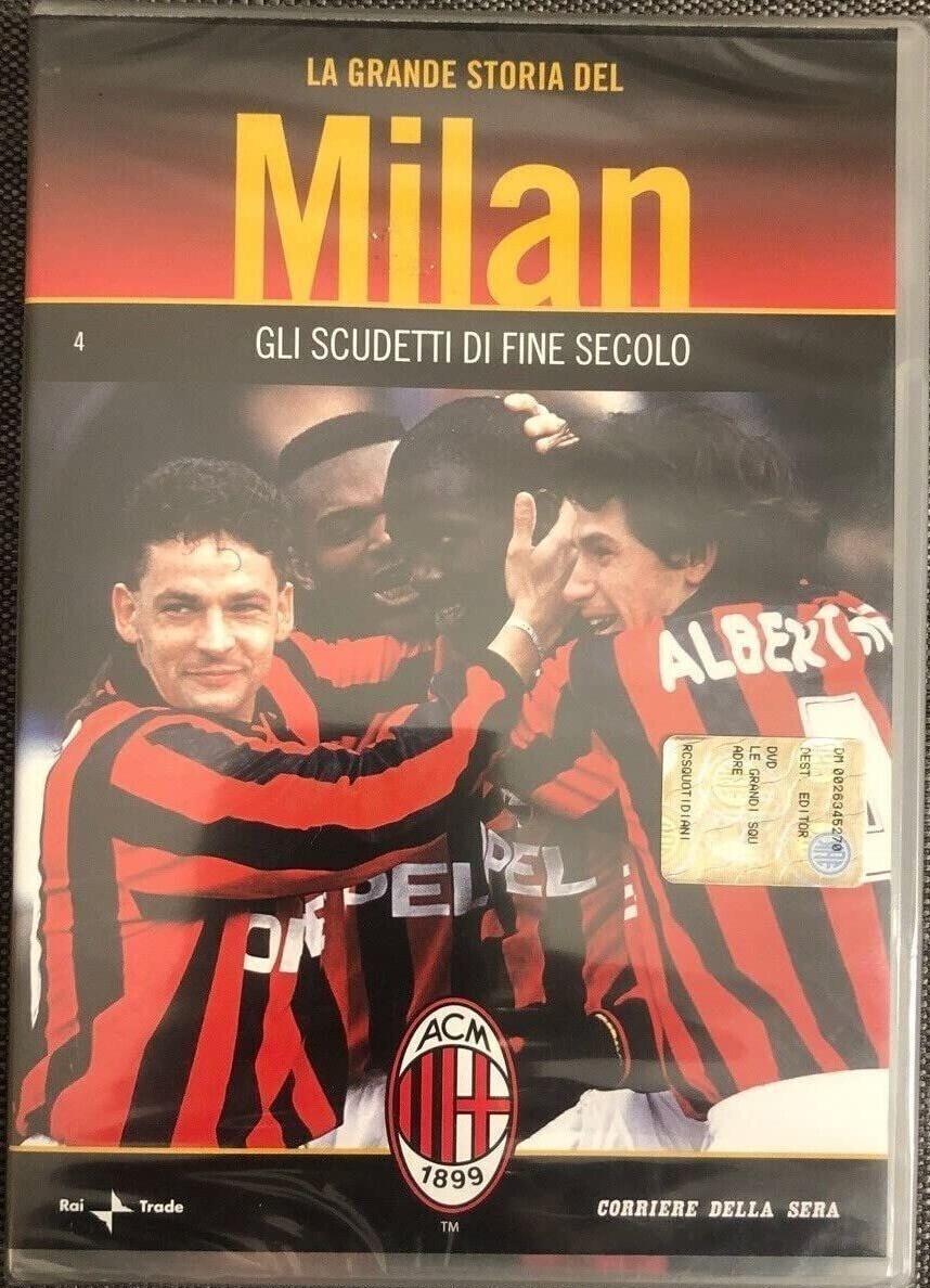 TeknoFilm – DVD – LA GRANDE STORIA DEL MILAN Vol. 04 - GLI SCUDETTI DI FINE SECOLO (2007) - CORRIERE DELLA SERA