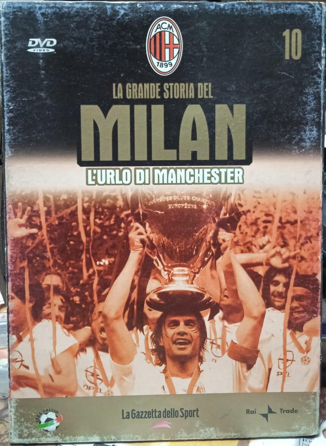TeknoFilm – DVD – LA GRANDE STORIA DEL MILAN Vol. 10 - L'URLO DI MANCHESTER (2005) - GAZZETTA DELLO SPORT