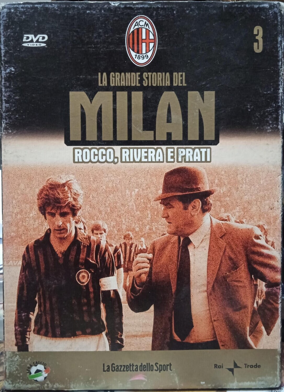 TeknoFilm - DVD - LA GRANDE STORIA DEL MILAN Vol. 03 - ROCCO, RIVERA E PRATI (2005) - GAZZETTA DELLO SPORT