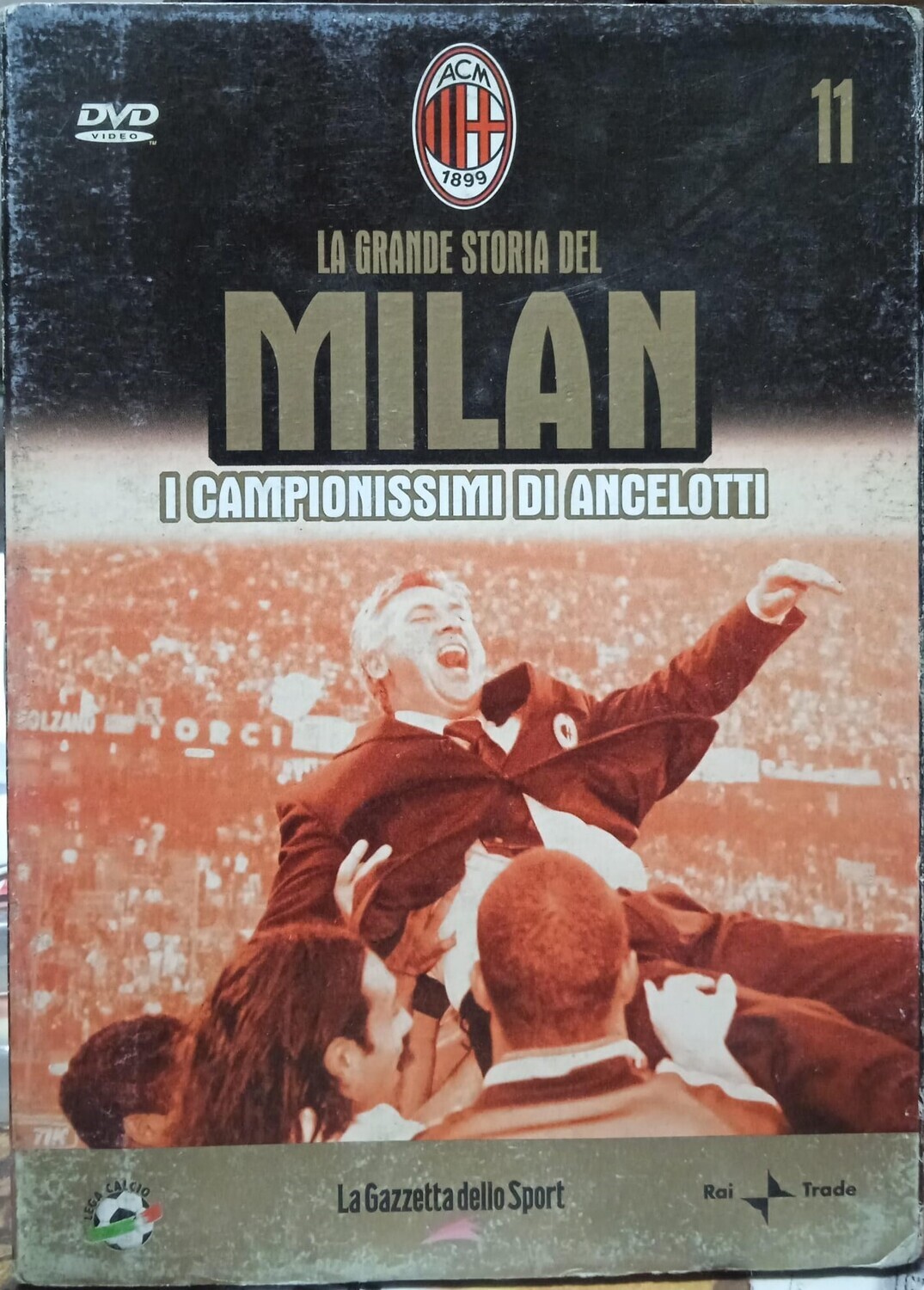 TeknoFilm – DVD – LA GRANDE STORIA DEL MILAN Vol. 11 - I CAMPIONISSIMI DI ANCELOTTI (2005) - GAZZETTA DELLO SPORT