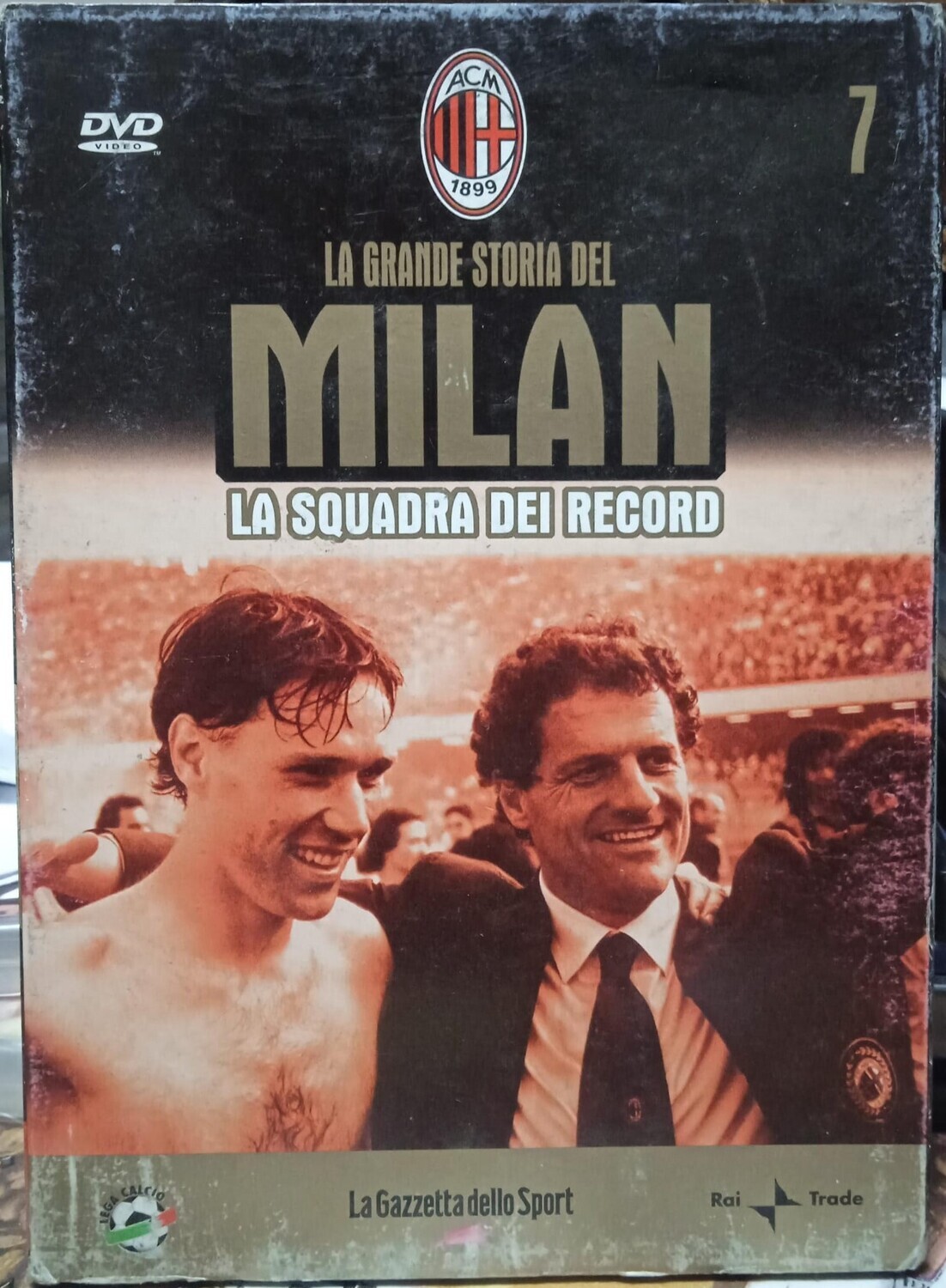 TeknoFilm - DVD + Book – LA GRANDE STORIA DEL MILAN Vol. 07 - LA SQUADRA DEI RECORD (2005) - GAZZETTA DELLO SPORT