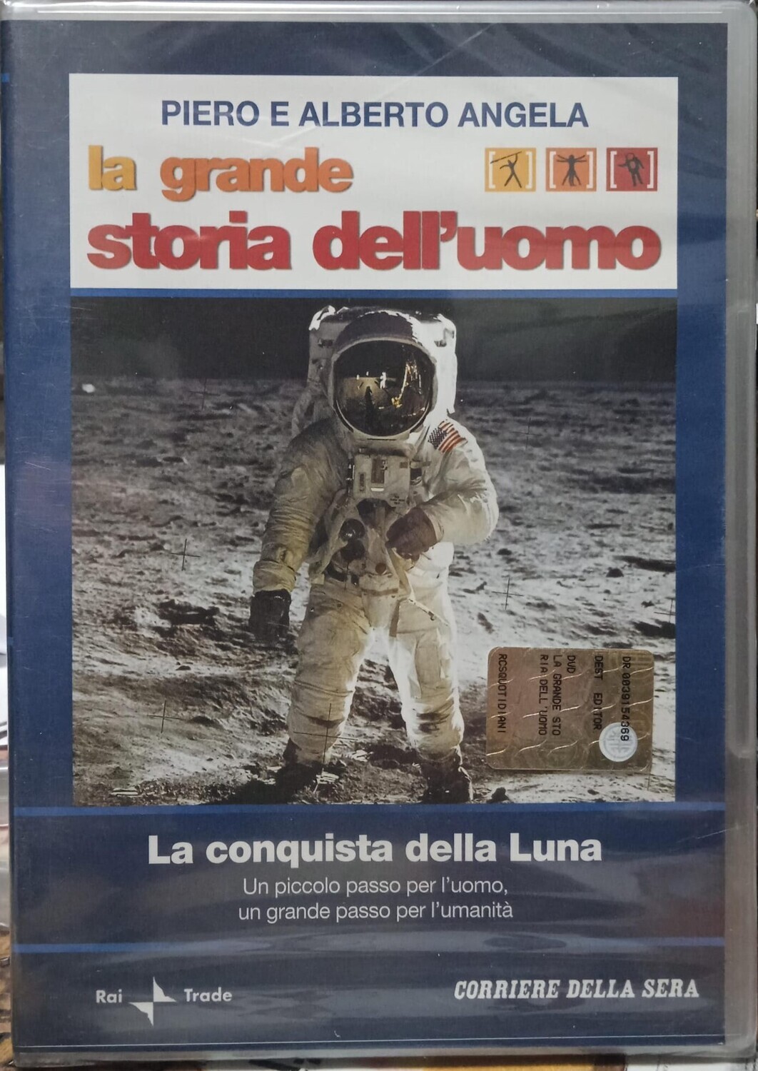 TeknoFilm – DVD – Piero angela presenta La grande storia dell'uomo N°  27 - LA CONQUISTA DELLA LUNA (2008) - CORRIERE DELLA SERA