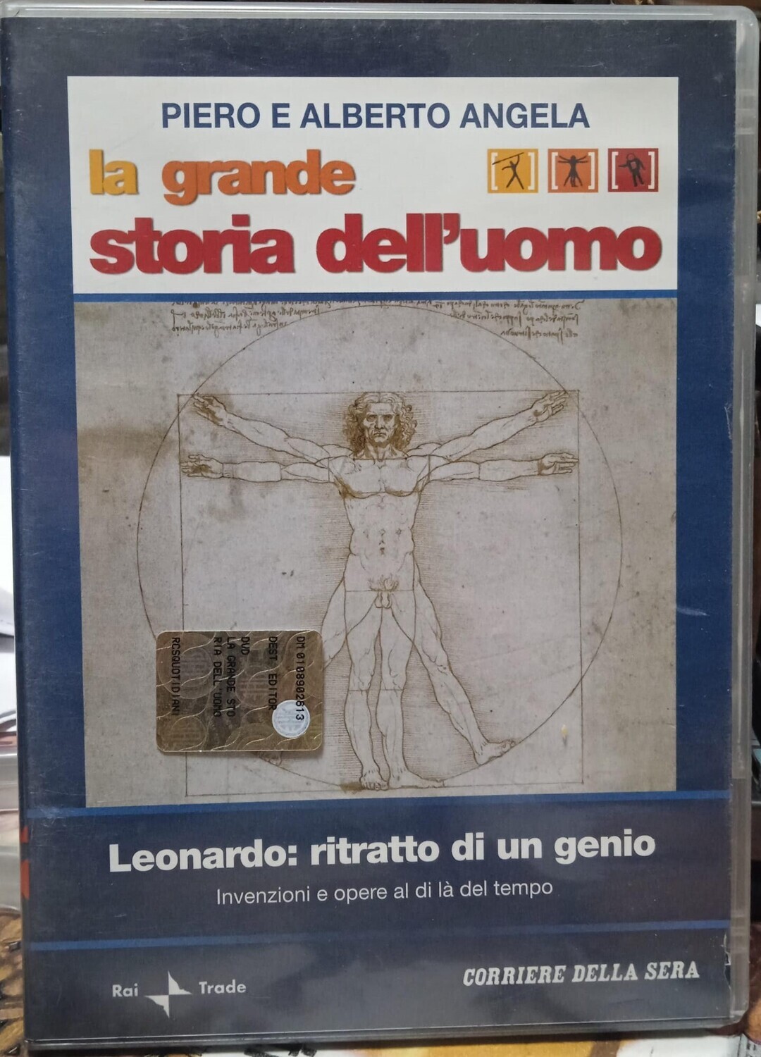 TeknoFilm – DVD – Piero angela presenta La grande storia dell'uomo N° 15 - LEONARDO: RITRATTO DI UN GENIO (2008) - CORRIERE DELLA SERA