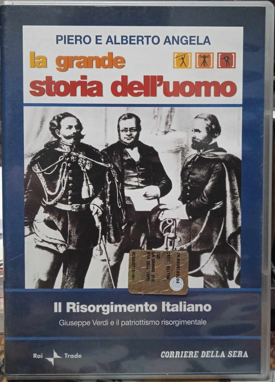 TeknoFilm – DVD – Piero angela presenta La grande storia dell'uomo N°  23 - IL RISORGIMENTO ITALIANO - GIUSEPPE VERDI E IL PATRIOTTISMO RISORGIMENTALE (2008) - CORRIERE DELLA SERA