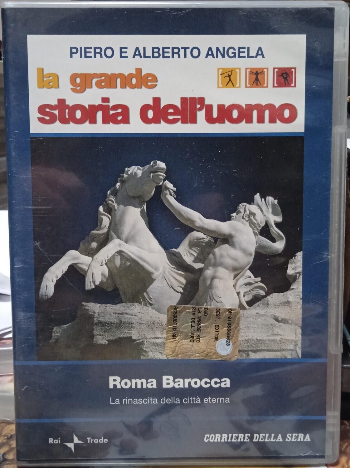 TeknoFilm – DVD – Piero angela presenta La grande storia dell'uomo N° 18 - ROMA BAROCCA - LA RINASCITA DELLA CITTA' ETERNA (2008) - CORRIERE DELLA SERA