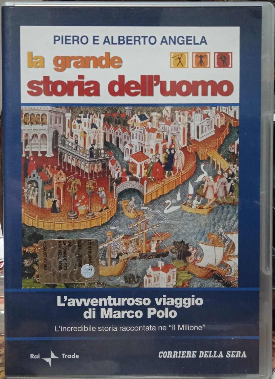 TeknoFilm – DVD - Piero Angela presenta: La grande storia dell'uomo N° 12 - L'AVVENTUROSO VIAGGIO DI MARCO POLO (2008) - CORRIERE DELLA SERA