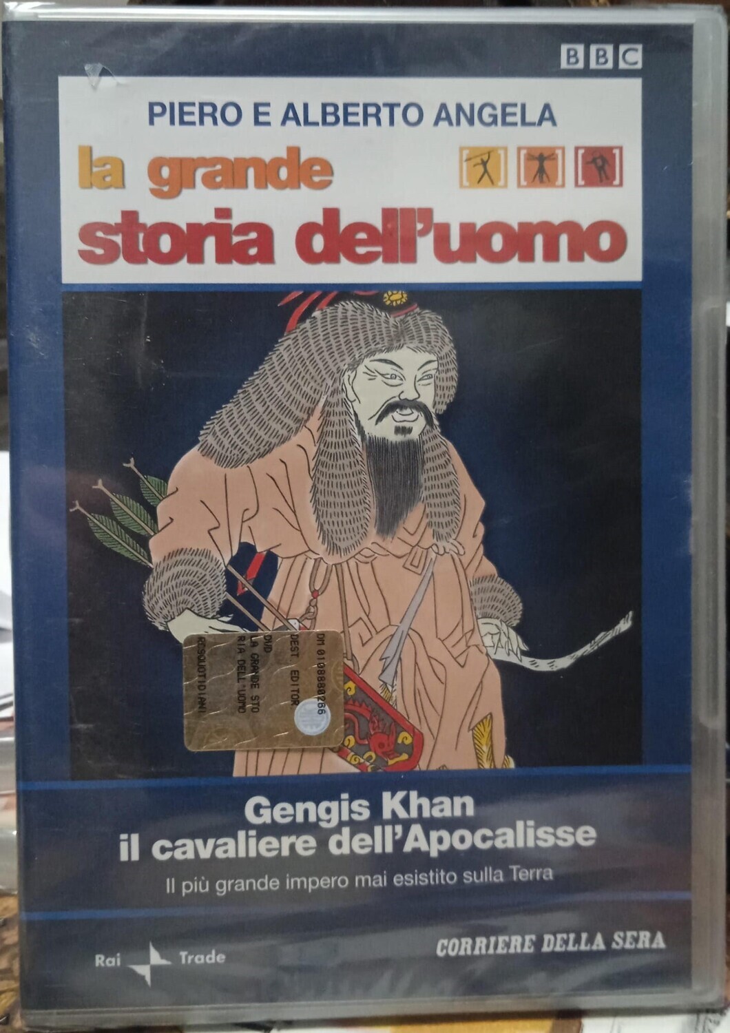 TeknoFilm – DVD - Piero Angela presenta: La grande storia dell'uomo N° 11 - GENGIS KHAN IL CAVALIERE DELL'APOCALISSE (2008) - CORRIERE DELLA SERA