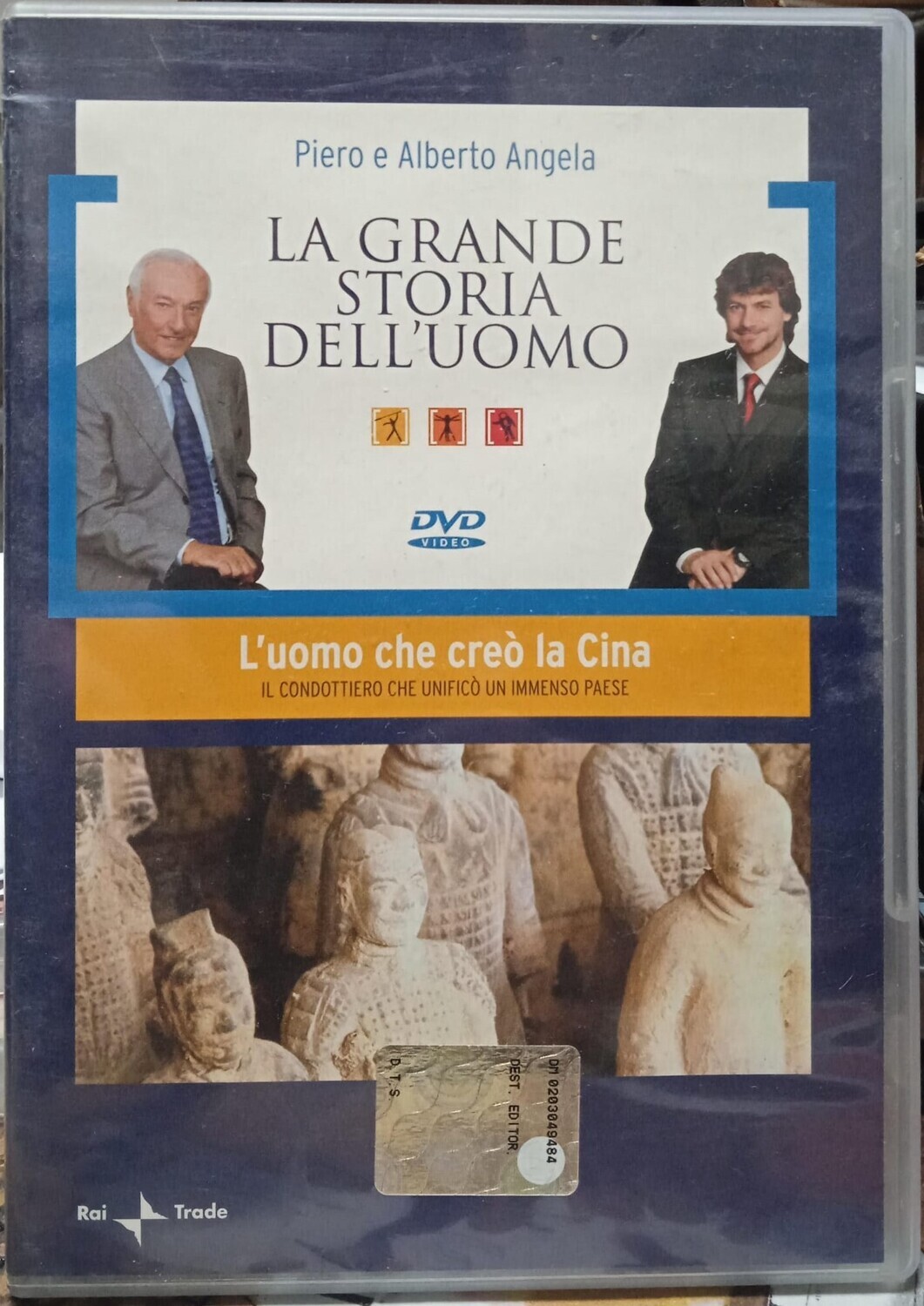 TeknoFilm – DVD – Piero angela presenta La grande storia dell'uomo N°  08 - L'UOMO CHE CREO' LA CINA (2008) - MONDADORI