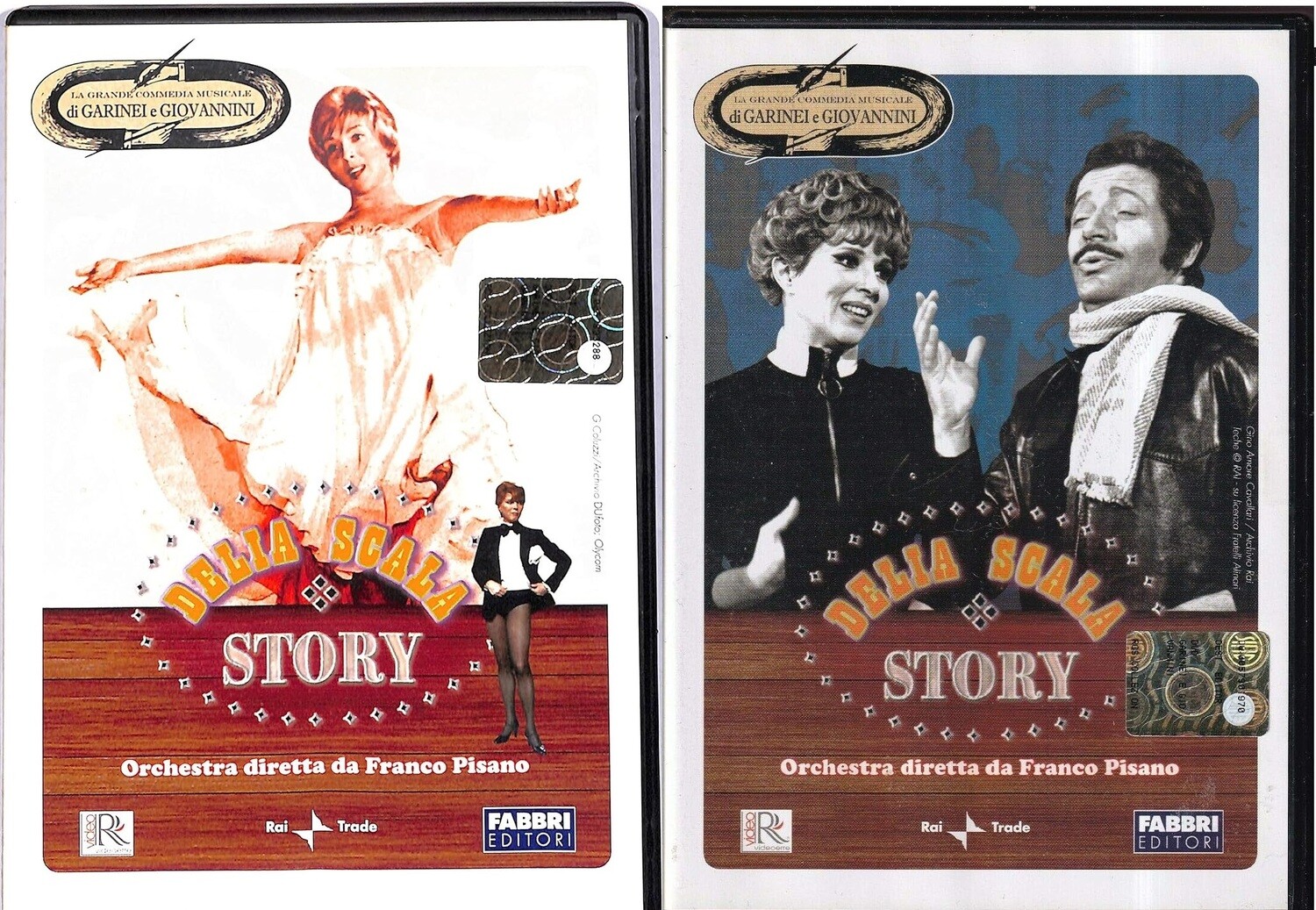 TeknoFilm - 2 DVD - DELIA SCALA STORY Prima e Seconda Parte di Vito Molinari - FABBRI EDITORI