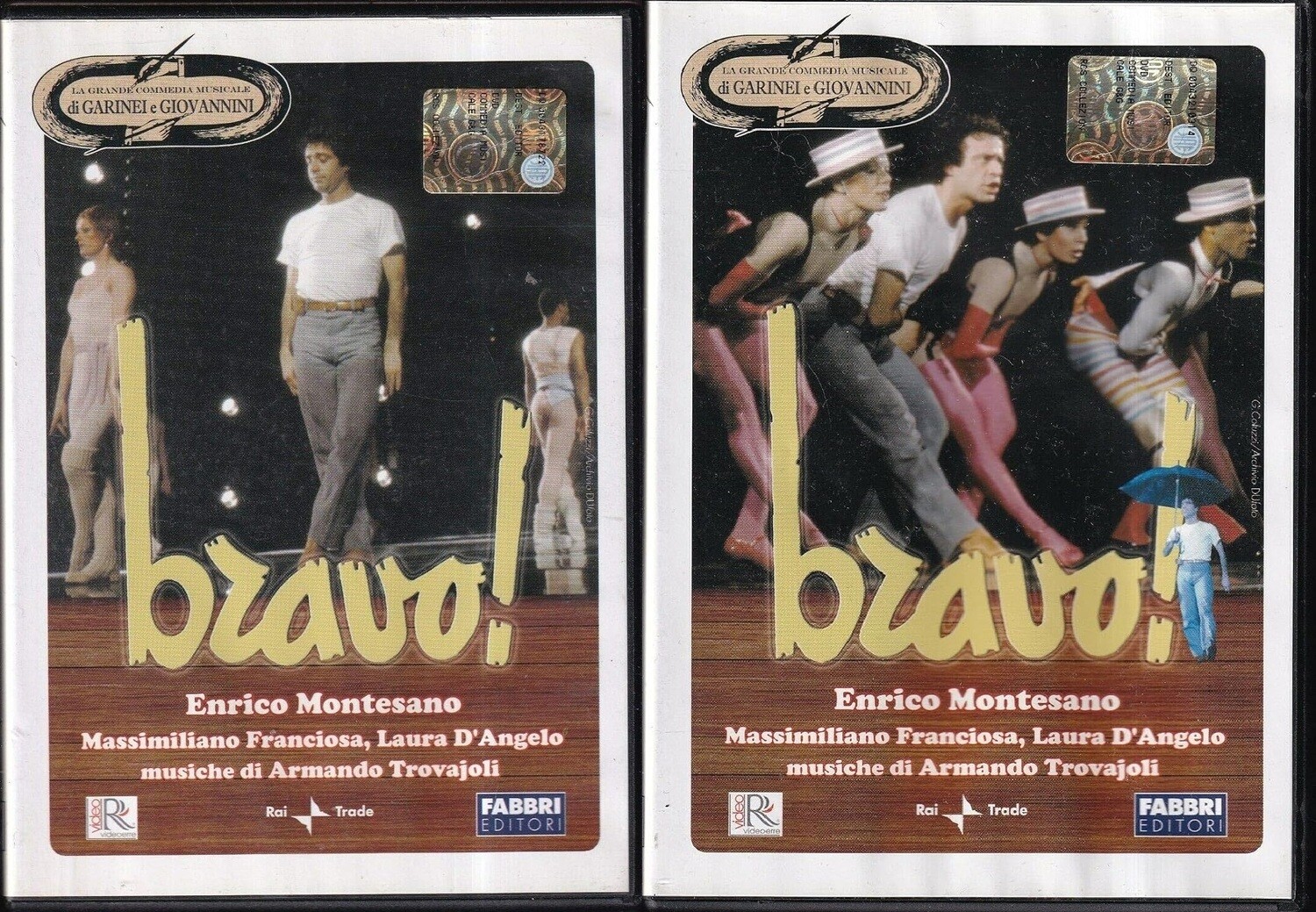 TeknoFilm - 2 DVD - La grande commedia musicale Garinei & Giovannini - BRAVO di Gino Landi (1981) - FABBRI EDITORI