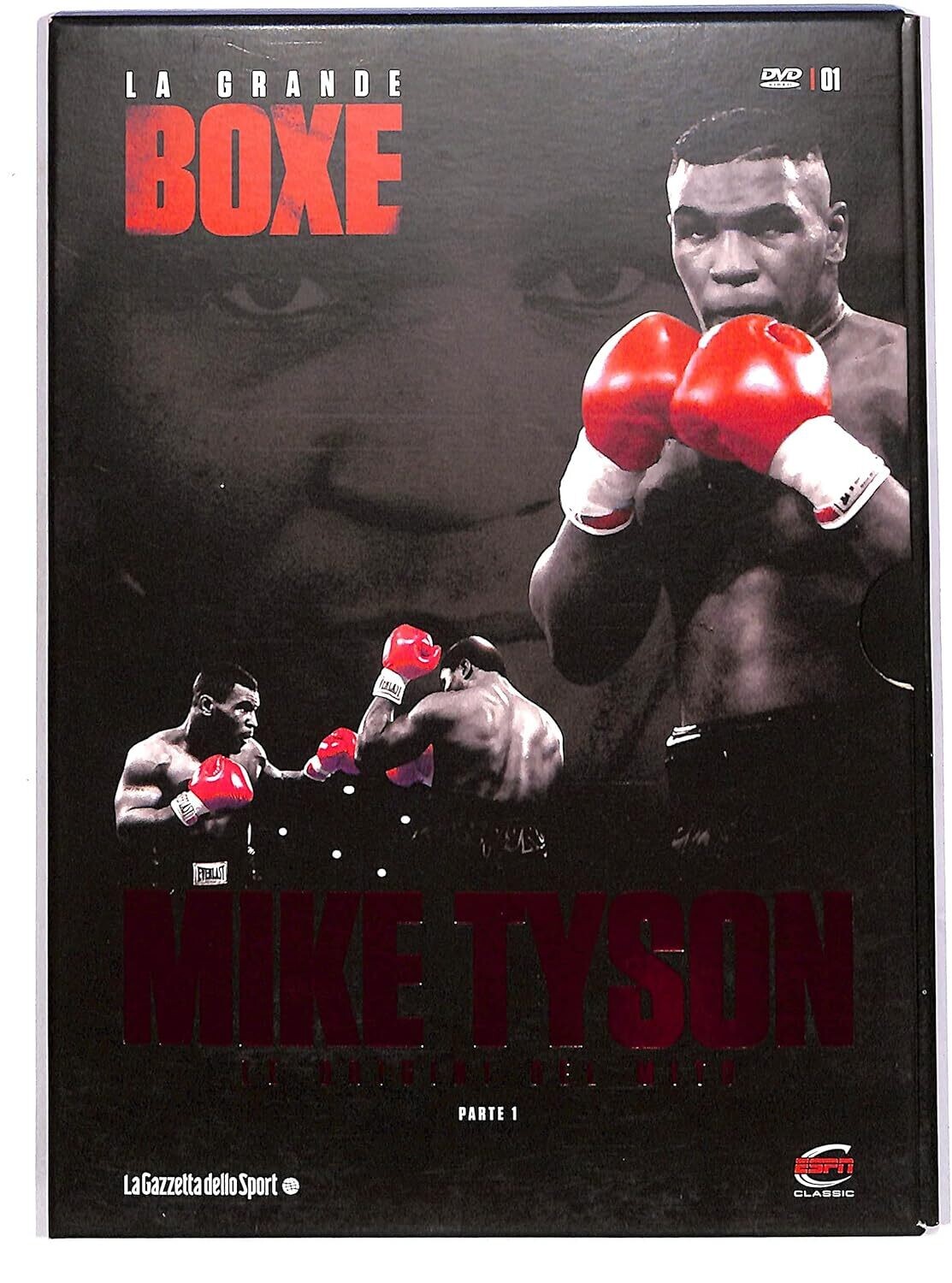 TeknoFilm - DVD – LA GRANDE BOX Vol. 04 - MIKE TYSON Parte 1 - LE ORIGINI DEL MITO (2010) - GAZZETTA DELLO SPORT