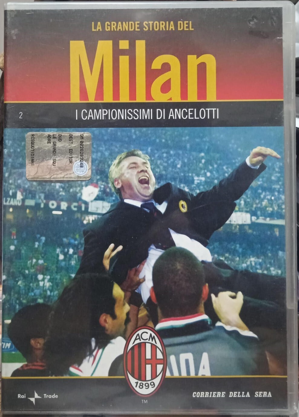 TeknoFilm – DVD – LA GRANDE STORIA DEL MILAN Vol. 02 - I CAMPIONISSIMI DI ANCELOTTI (2007) - CORRIERE DELLA SERA