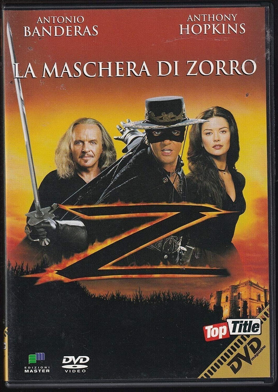TeknoFilm – DVD – LA MASCHERA DI ZORRO di Martin Campbell (1998) - EDIZIONI MASTER