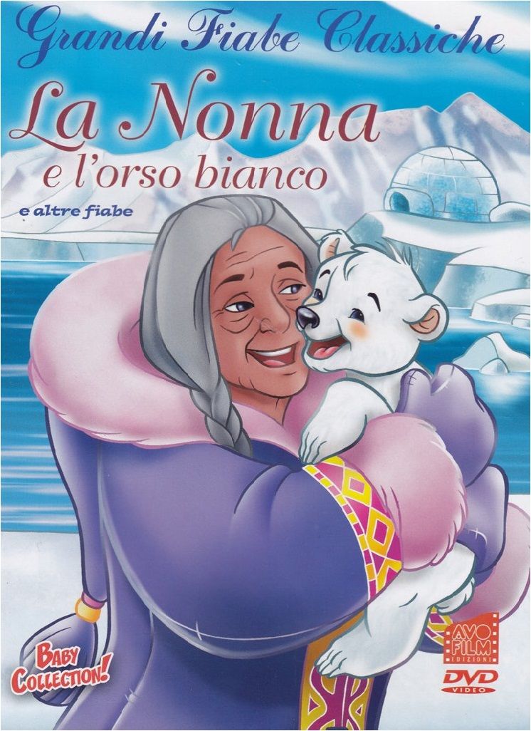 TeknoFilm – DVD - GRANDI FIABE CLASSICHE: LA NONNA E L'ORSO BIANCO di Sadao Nozaki (1977)- AVOFILM