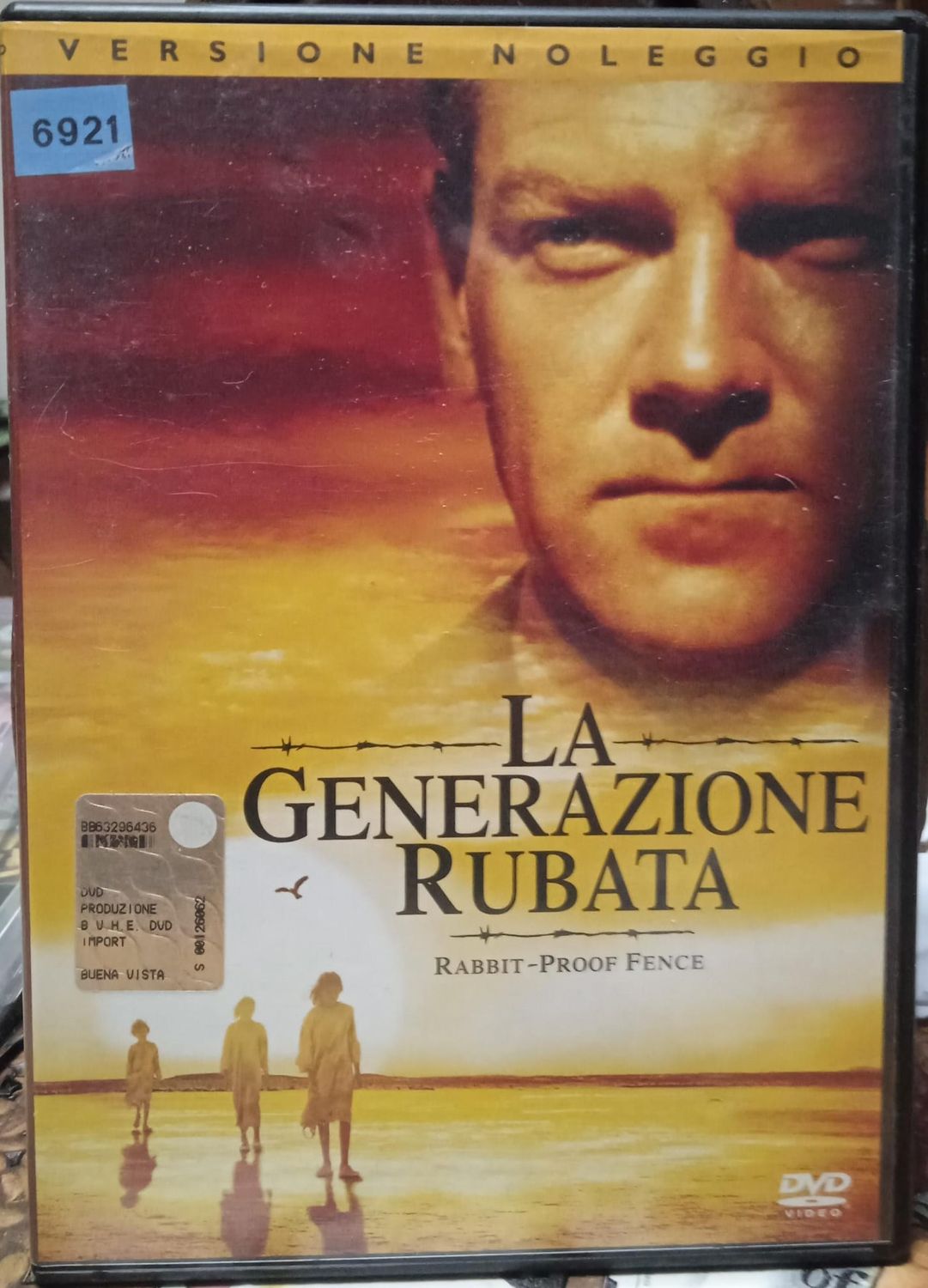 TeknoFilm - DVD – LA GENERAZIONE RUBATA (Versione noleggio) di Phillip Noyce (2002) - MIRAMAX