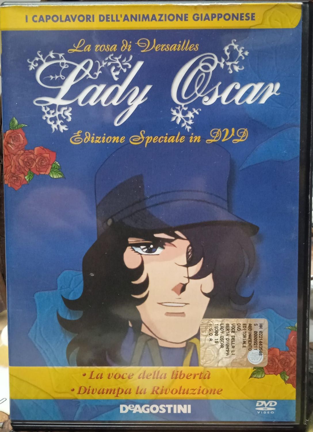 TeknoFilm – DVD – LADY OSCAR - LA ROSA DI VERSAILLES Vol. 19 (La voce della liberta' + Divampa la rivoluzione) di Tadao Nagahama e Osamu Dezaki (1979) - DE AGOSTINI