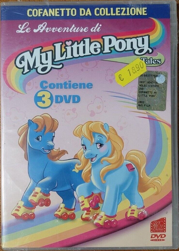 TeknoFilm - 3 DVD – LE AVVENTURE DI MY LITTLE PONY: PIGIAMINO PARTY + LA FESTA IN MASCHERA + LA GARA DI PATTINAGGIO (2008) - AVOFILM