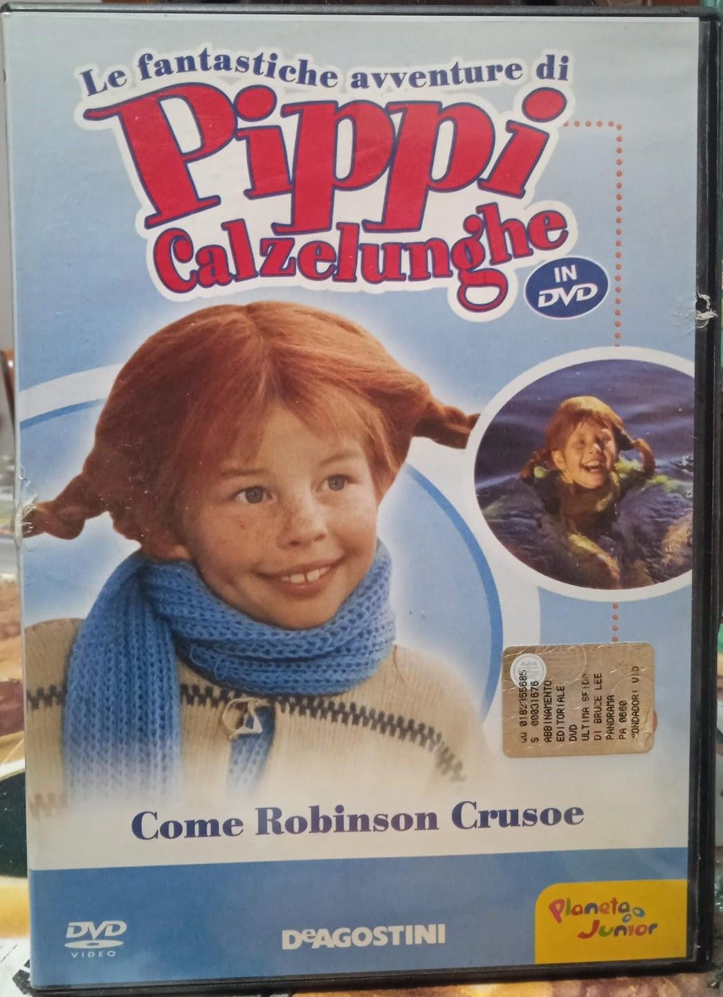 TeknoFilm - DVD – LE FANTASTICHE AVVENTURE DI PIPPI CALZELUNGHE Vol. 11 - COME ROBINSON CRUSOE di Olle Hellbom (1969) - DE AGOSTINI