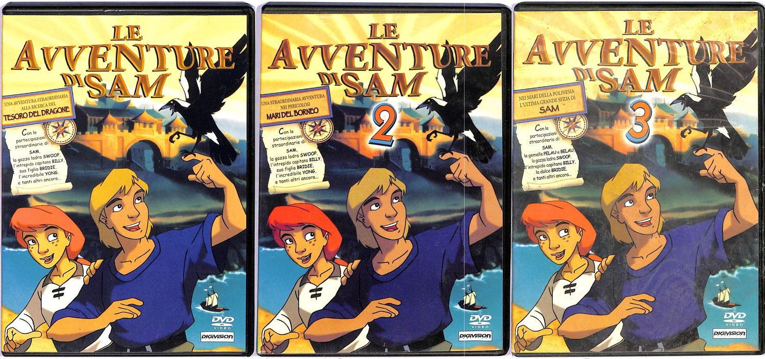 TeknoFilm - 3 DVD - LE AVVENTURE DI SAM 1 - 2 - 3 (2003) - DIGIVISION