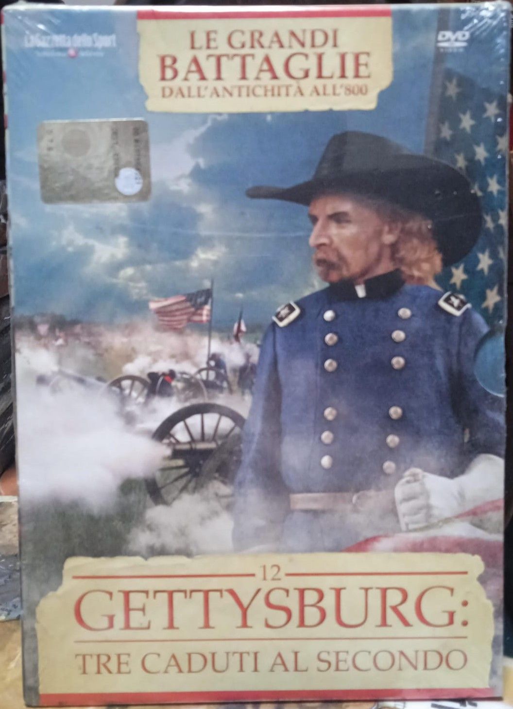 TeknoFilm – DVD – Le grandi battaglie (dall'antichità all'800) Vol. 12 - GETTYSBURG: TRE CADUTI AL SECONDO (2013) - GAZZETTA DELLO SPORT