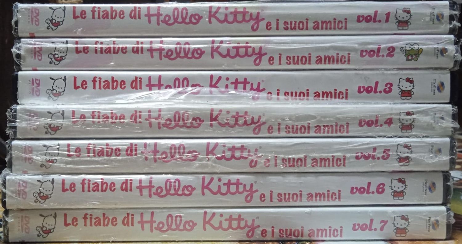 TeknoFilm - 7 DVD (Opera completa) – LE FIABE DI HELLO KITTY E I SUOI AMICI (1976) - PLAY PRESS
