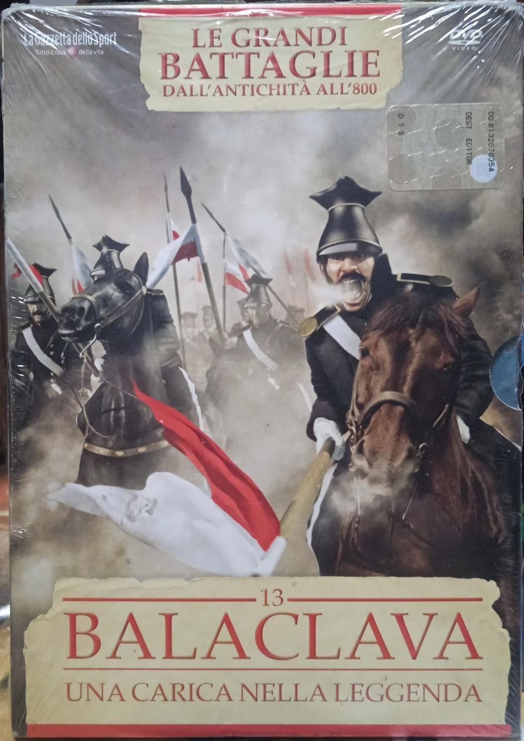 TeknoFilm – DVD – Le grandi battaglie (dall'antichità all'800) Vol. 13 - BALACLAVA: UNA CARICA NELLA LEGGENDA (2013) - GAZZETTA DELLO SPORT