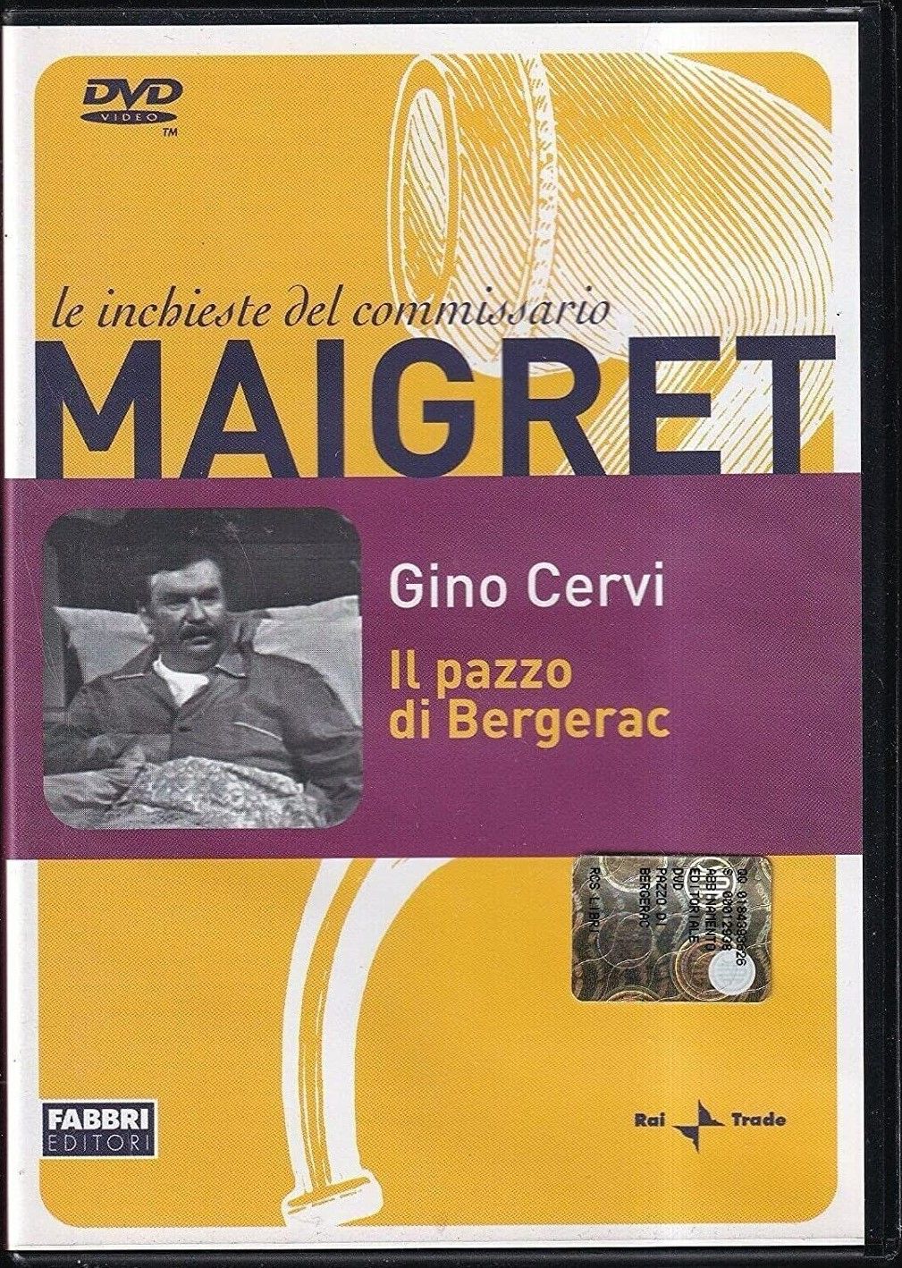 TeknoFilm – DVD – Le inchieste del commissario Maigret - IL PAZZO DI BERGERAC di Mario Landi (1972) - FABBRI EDITORI