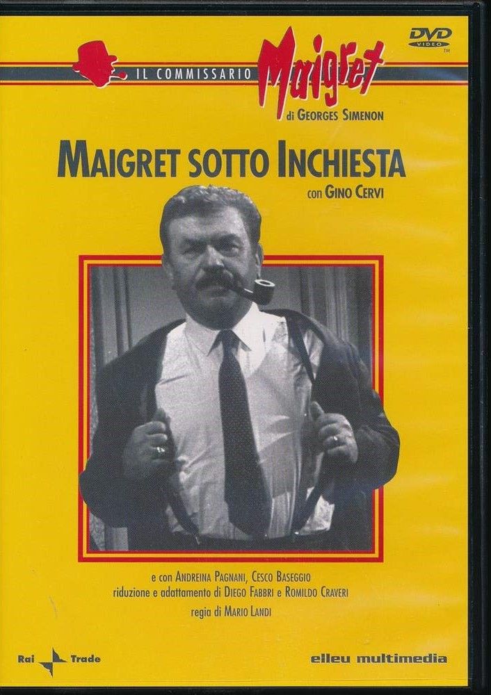 TeknoFilm – DVD - Le inchieste del commissario Maigret - MAIGRET SOTTO INCHIESTA di Mario Landi (1968) - ELLE U MULTIMEDIA