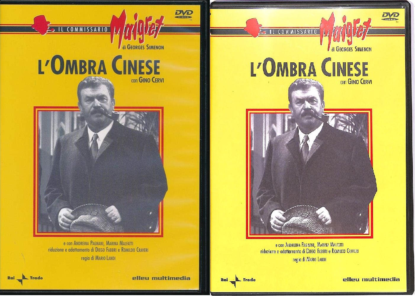 TeknoFilm – 2 DVD – Le inchieste del commissario Maigret - L'OMBRA CINESE Prima e Seconda parte di Mario Landi (1966) - ELLE U MULTIMEDIA