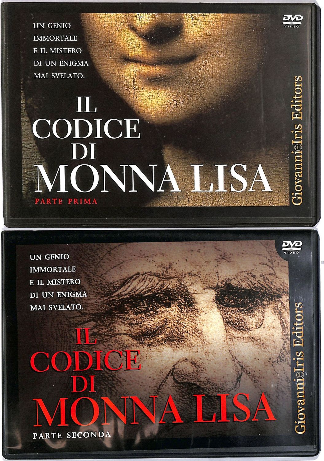TeknoFilm - 2 DVD - LEONARDO DA VINCI – IL CODICE DI MONNA LISA (Prima e Seconda Parte) di Roberto Leoni (2005) - FABBRI EDITORI