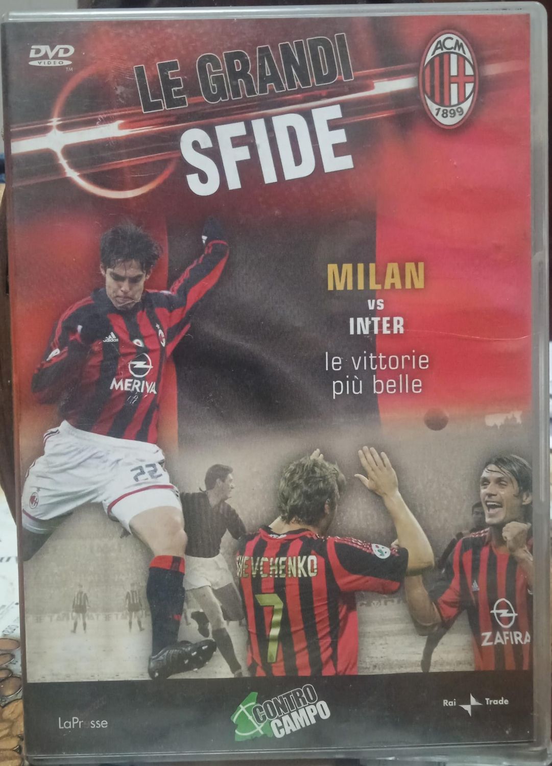 TeknoFilm – DVD – Le grandi sfide - MILAN VS INTER - LE VITTORIE PIU' BELLE (2006) - GAZZETTA DELLO SPORT