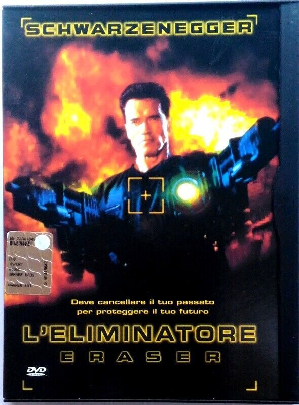 TeknoFilm – DVD – L'ELIMINATORE - ERASER (Snapper case) di Chuck Russell (1996) - WARNER BROS