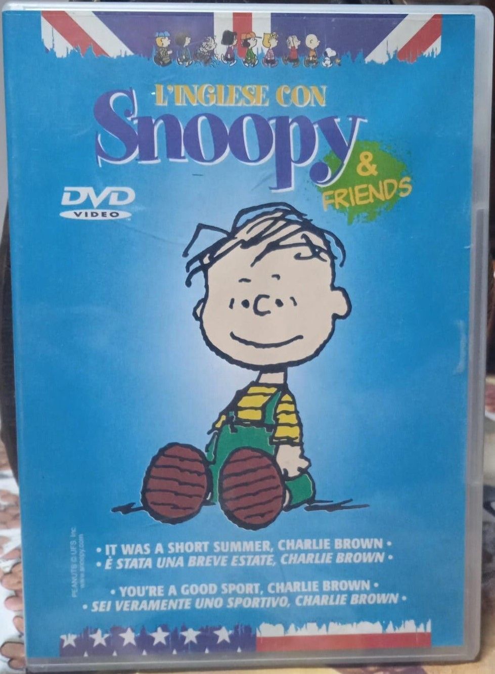 TeknoFilm – DVD (Eng + Ita) – L'INGLESE CON SNOOPY & FRIENDS (E' stata una breve estate + Sei veramente uno sportivo) 1975 - HOBBY & WORK
