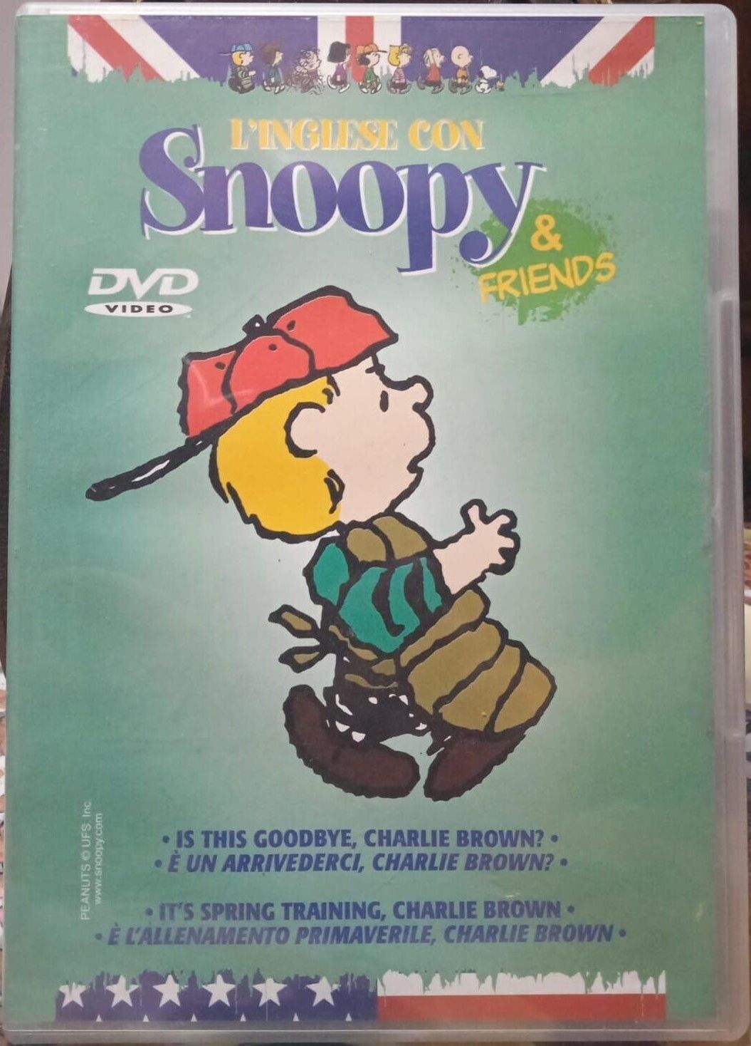 TeknoFilm - DVD (Eng + Ita) – L'INGLESE CON SNOOPY & FRIENDS (E' un arrivederci + E' l'allenamento primaverile) 1975 - HOBBY & WORK